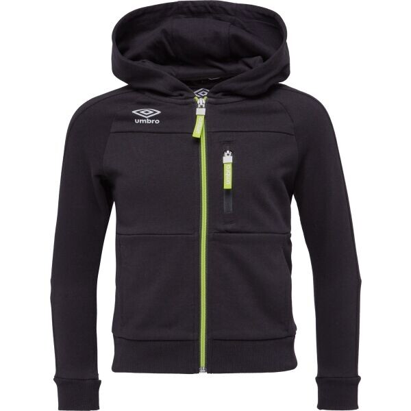 Umbro FLETCHER Chlapecká mikina, černá, velikost