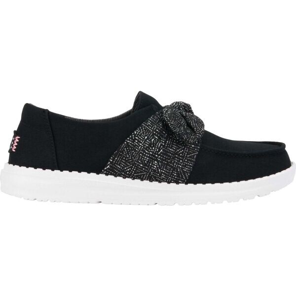 HEY DUDE WENDY BOW ESSENTIALS Dámská volnočasová obuv, černá, velikost