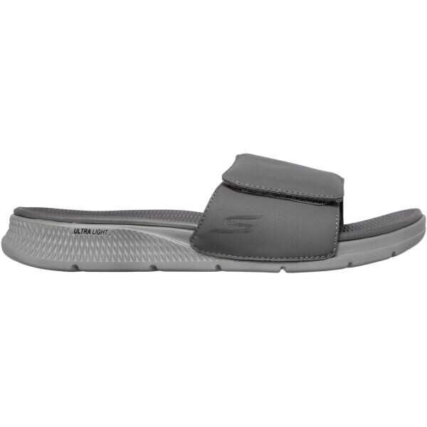 Skechers GO CONSISTENT - WATERSHED Pánské pantofle, šedá, velikost