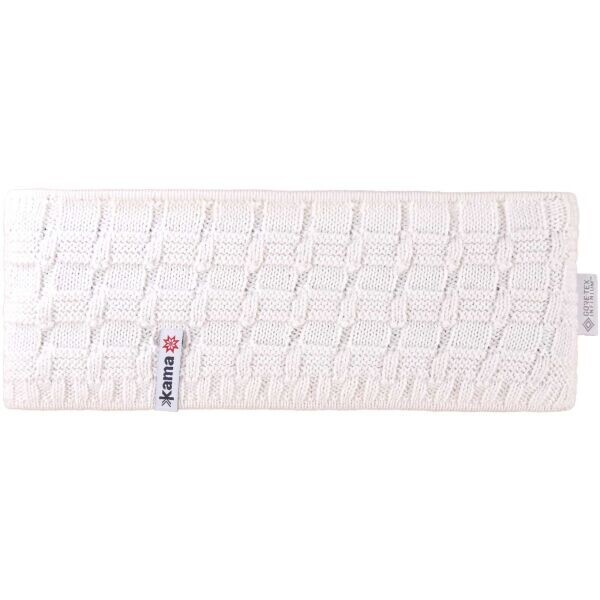 Kama CW12-110 ČELENKA Pletená čelenka, bílá, velikost