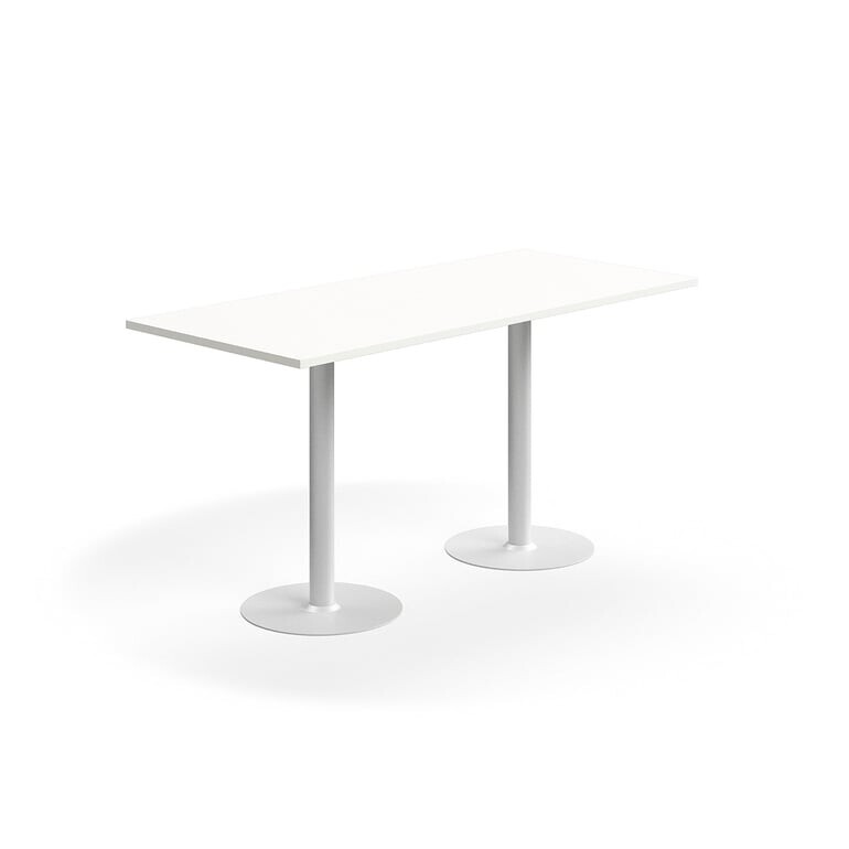 Barový stůl VERTICUS, 1800x800x900 mm, bílá