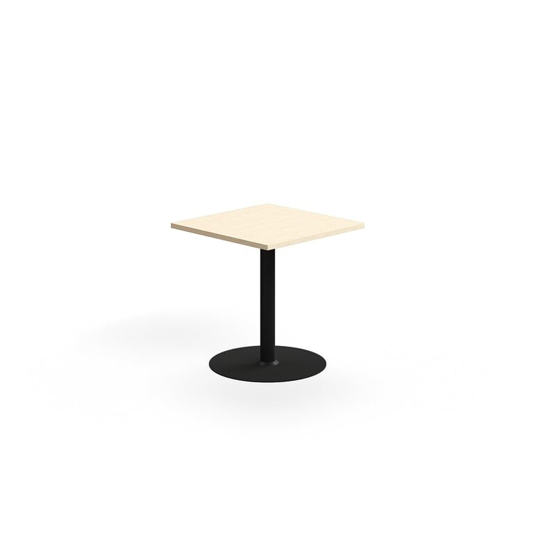 Stůl VERTICUS, 700x700x720 mm, bříza/černá