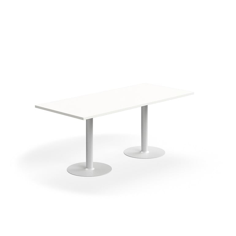 Stůl VERTICUS, 1800x800x720 mm, bílá