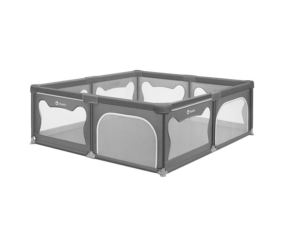 Lionelo Lionelo - Hrací ohrádka WILLOW XL šedá