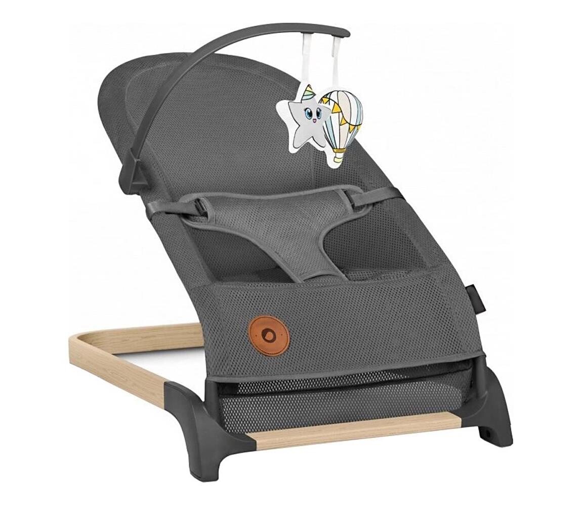 Lionelo Lionelo - Dětské houpátko JUNE šedá