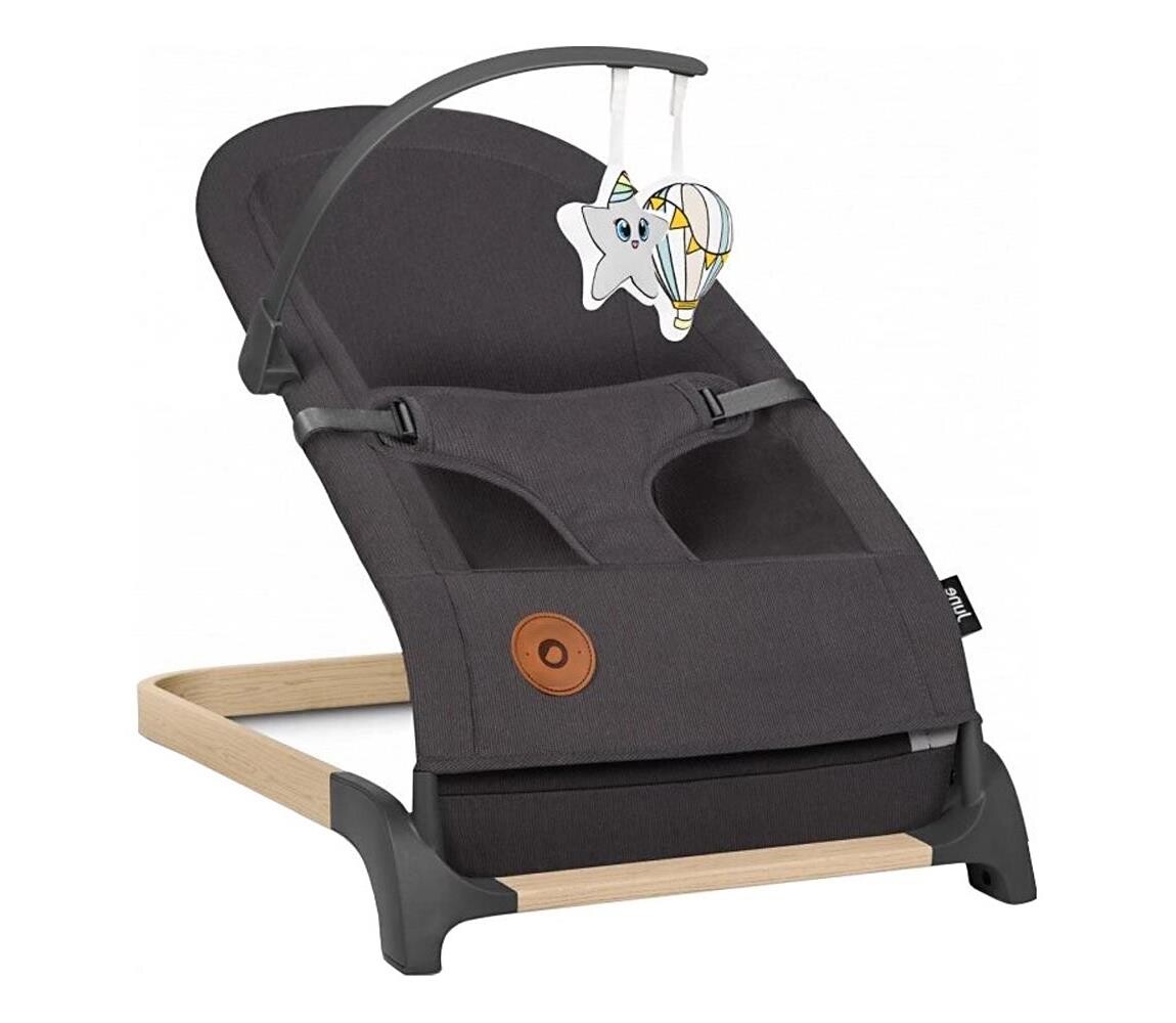 Lionelo Lionelo - Dětské houpátko JUNE antracit