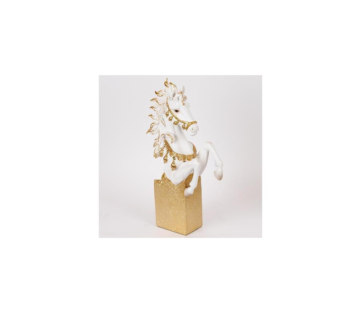 Eurolamp Stolní dekorace 22x40 cm kůň