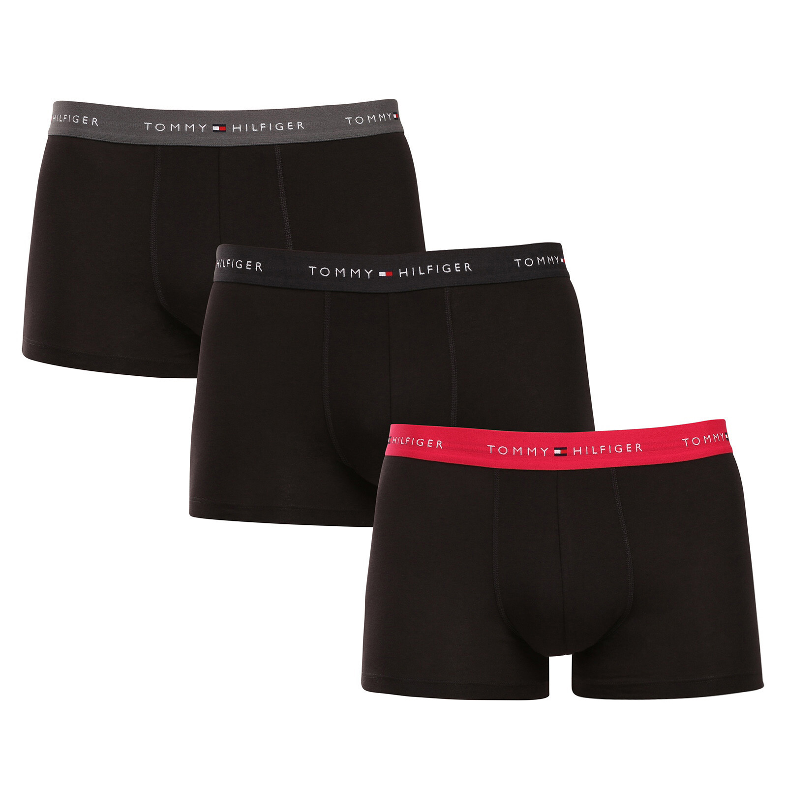 3PACK pánské boxerky Tommy Hilfiger černé (UM0UM02763 0VW) XL, trenky / trenýrky