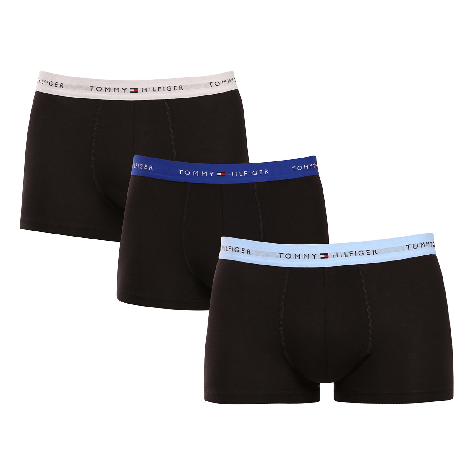 3PACK pánské boxerky Tommy Hilfiger černé (UM0UM02763 0WH) XXL, trenky / trenýrky