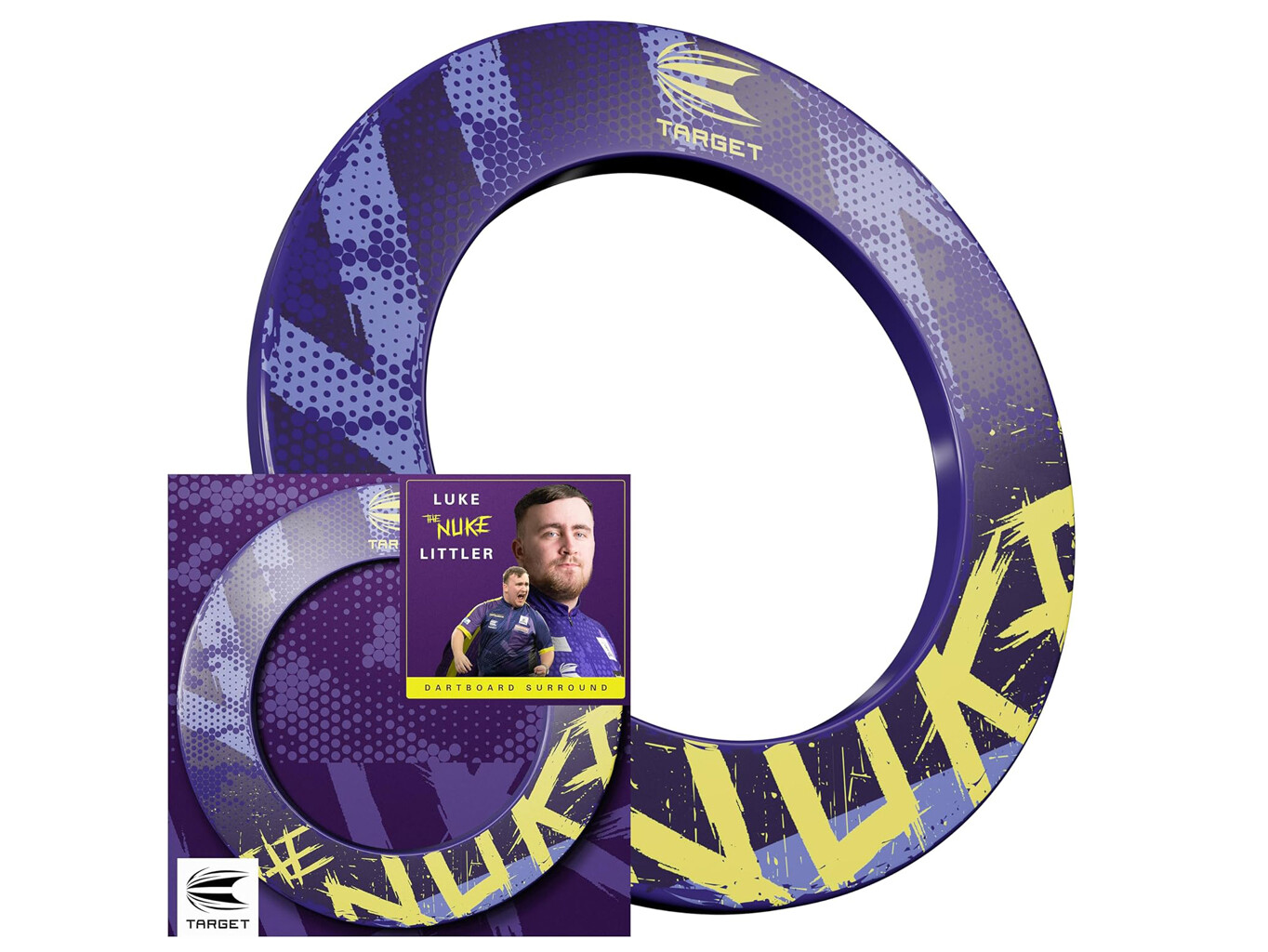 Target Luke Littler The Nuke. fialové
