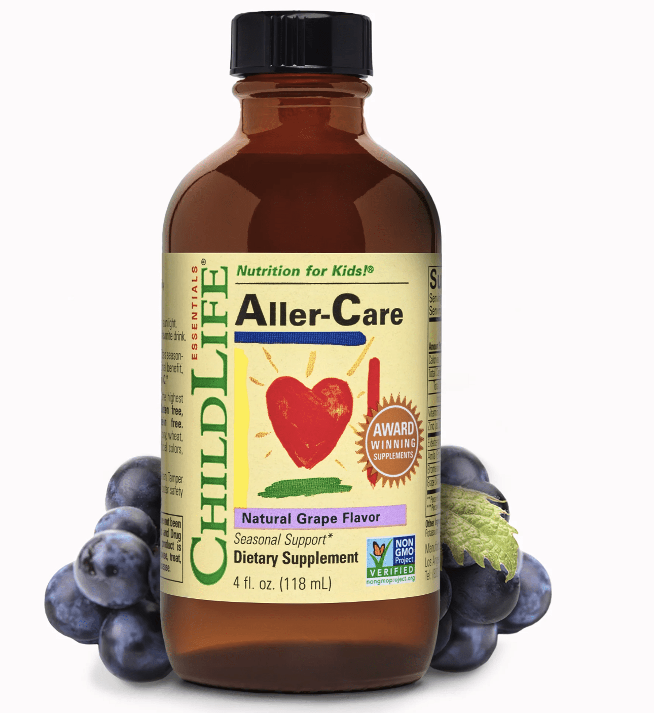 ChildLife Essentials Aller-Care, podpora imunity, grep, 118 ml