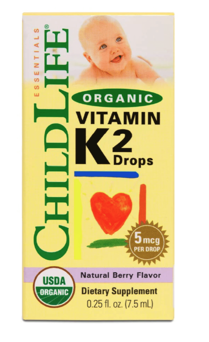 ChildLife Essentials Organic Vitamin K2, lesní plody, 7,5 ml