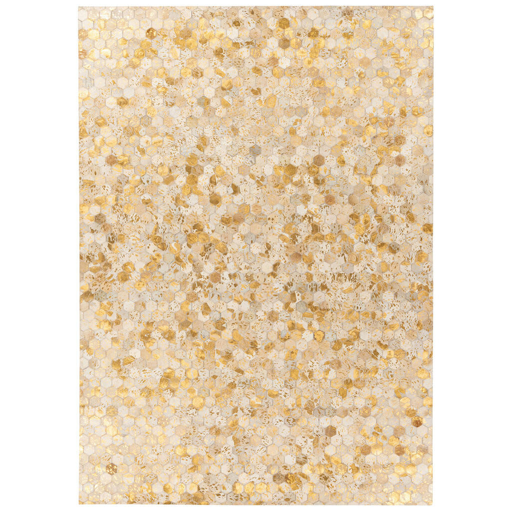 XXXL KOŽENÝ KOBEREC, 120/170 cm, barvy zlata