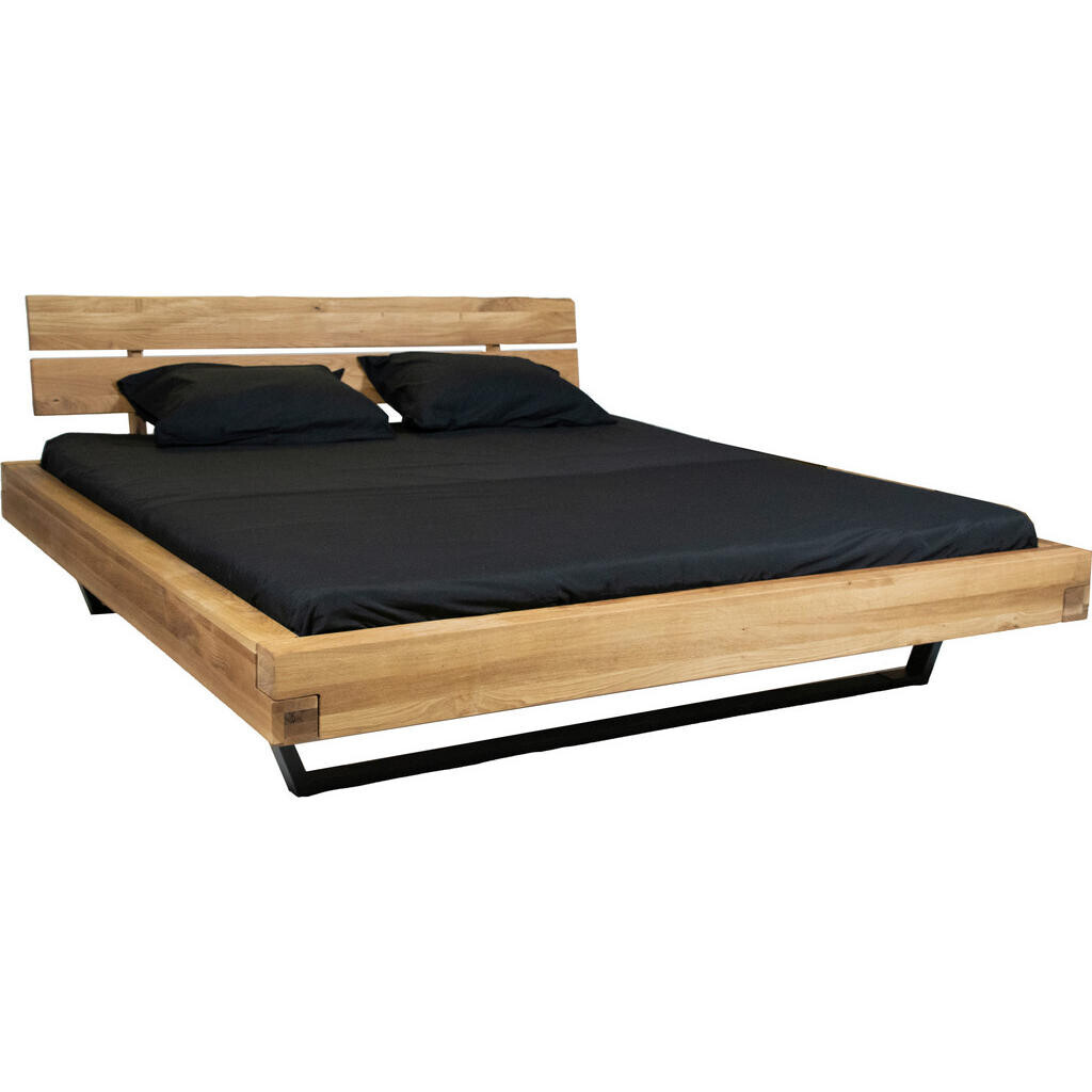 Carryhome POSTEL Z TRÁMŮ, 140/200 cm, barvy dubu