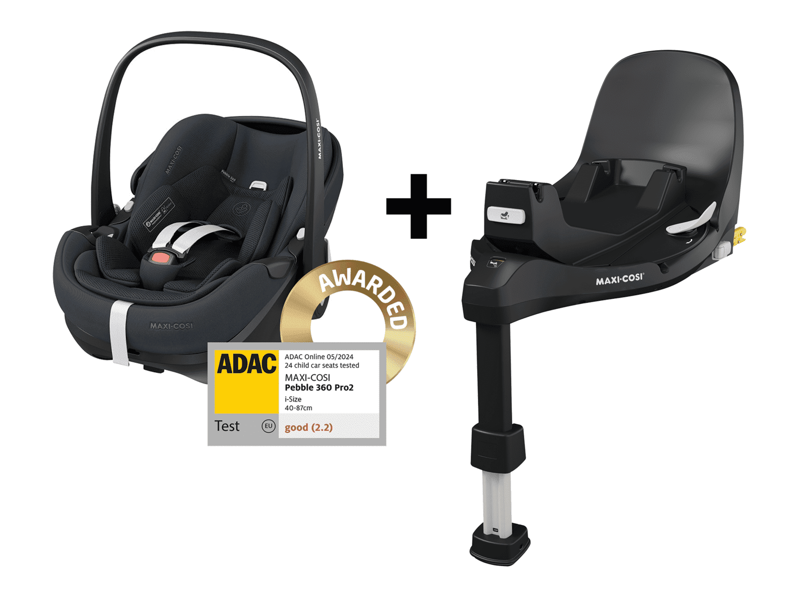 Maxi-Cosi Pebble 360 Pro 2 autosedačka Essential Graphite + základna FamilyFix 360 Pro