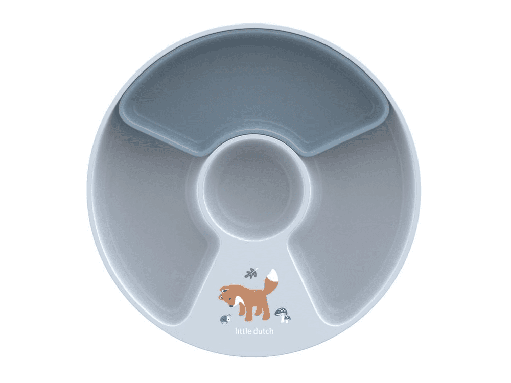 Little Dutch Dětský talíř dělený Forest Friends