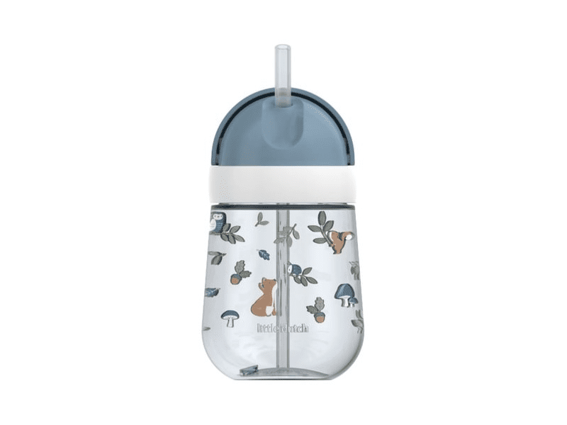 Little Dutch Hrnek s brčkem 300 ml 9m+ Forest Friends