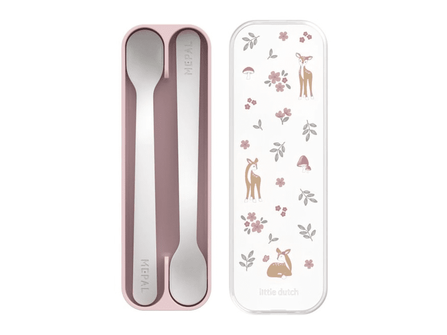 Little Dutch Lžičky 2 ks s pouzdrem Fairy Garden