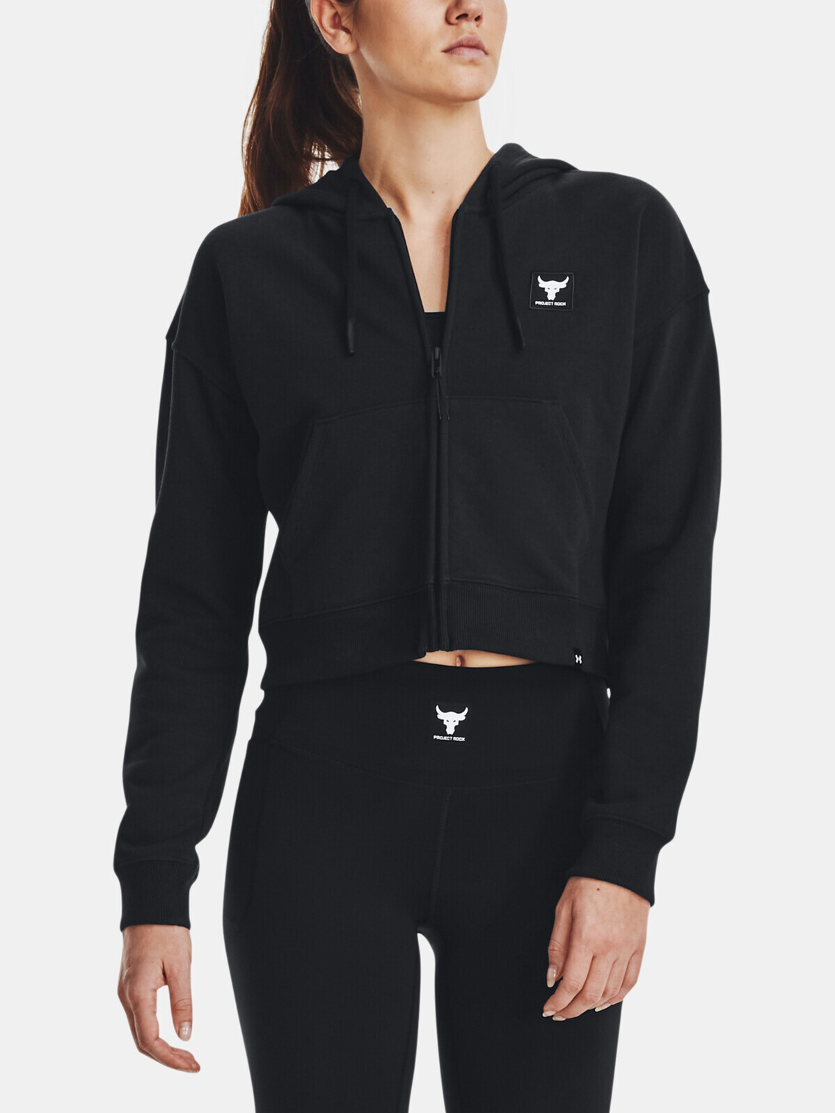Černá dámská mikina Under Armour Project Rock HW Terry