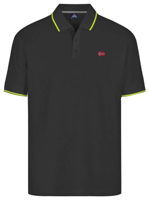 Černé polo tričko Norway, XL