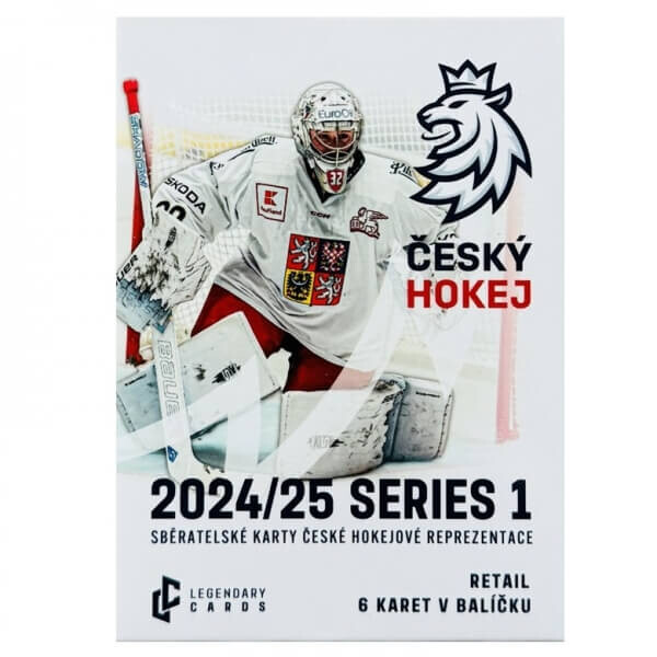 Hokejové karty Český hokej 2024/25 Series 1 Retail Balíček