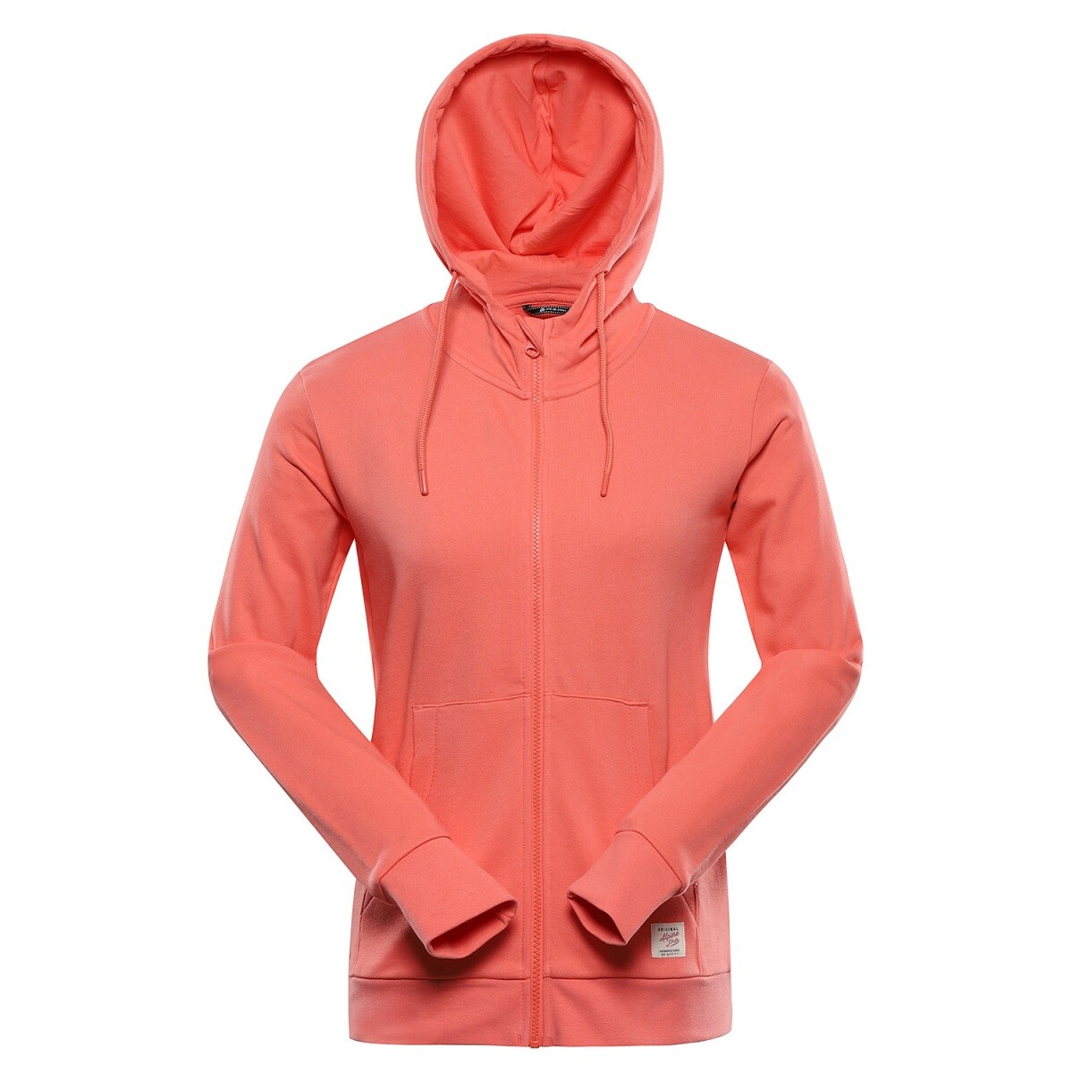 Dámská bavlněná mikina alpine pro lokka červená 3xl