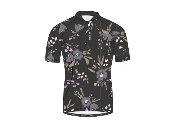 Maloja VilsaM. AOP 1/2 dámský dres krátký rukáv Deep Black vel. S