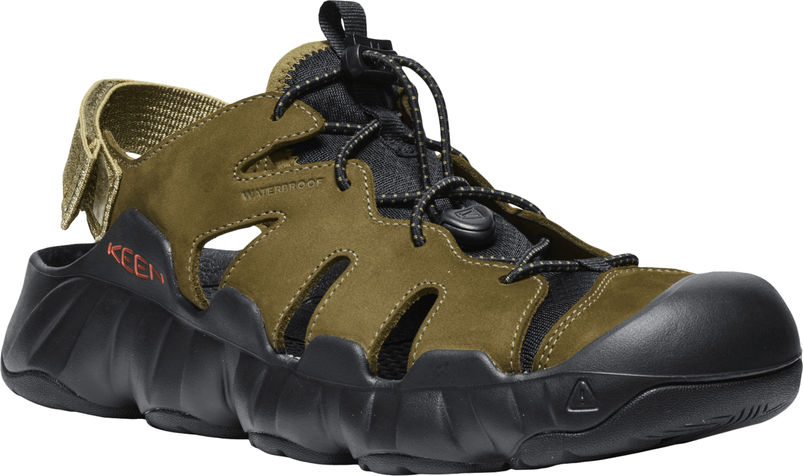 Keen HYPERPORT FISHERMAN LEATHER MEN dark olive/black Velikost: 42