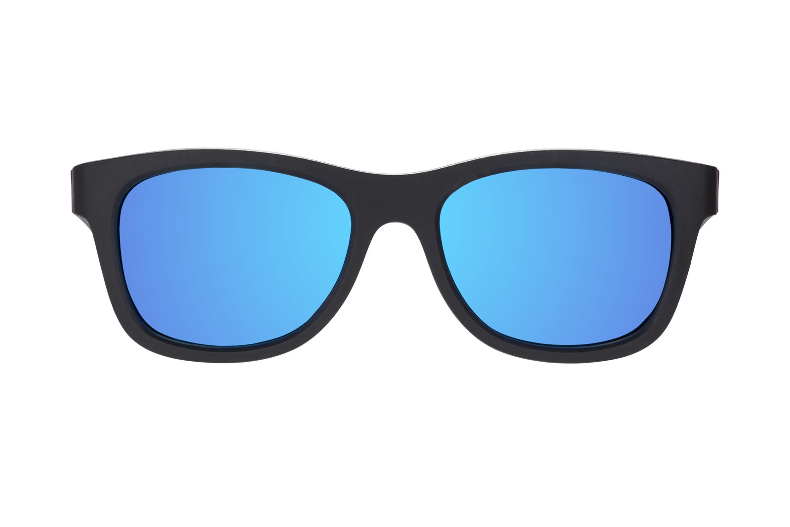 BABIATORS Polarized Navigator Jet Black, polarizační zrcadlové sluneční brýle, černé, 6+ let