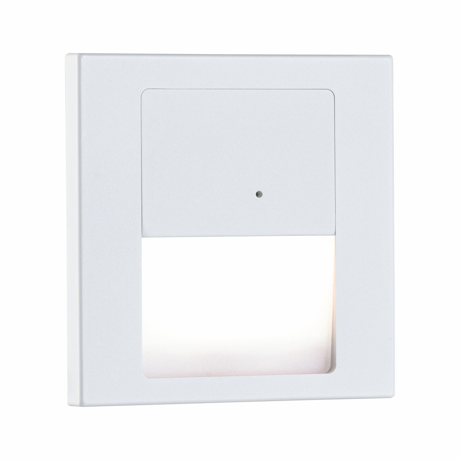 PAULMANN LED vestavné svítidlo do zdi Tsaro hranaté 80x36mm PIR 1W 230V 2700K bílá mat