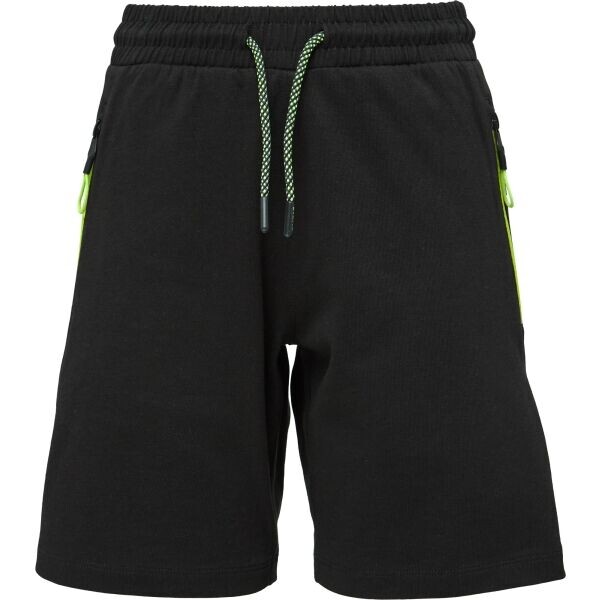 Lotto VENOT Chlapecké úpletové šortky, černá, velikost