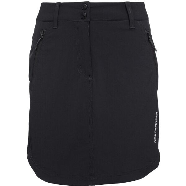 Northfinder NICHOLE Dámská trekingová sukně, černá, velikost