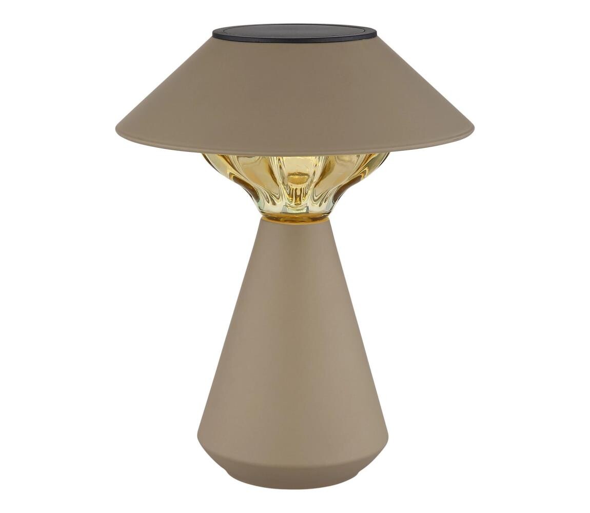 Globo Globo 36639S - LED Solární lampa 10xLED/0,06W/1,2V IP44 hnědá