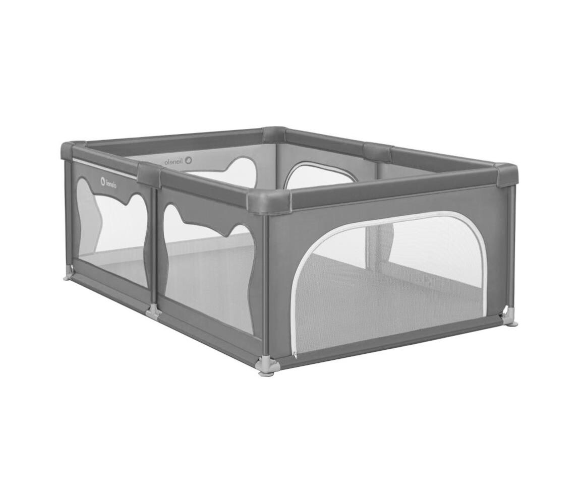 Lionelo Lionelo - Hrací ohrádka WILLOW šedá