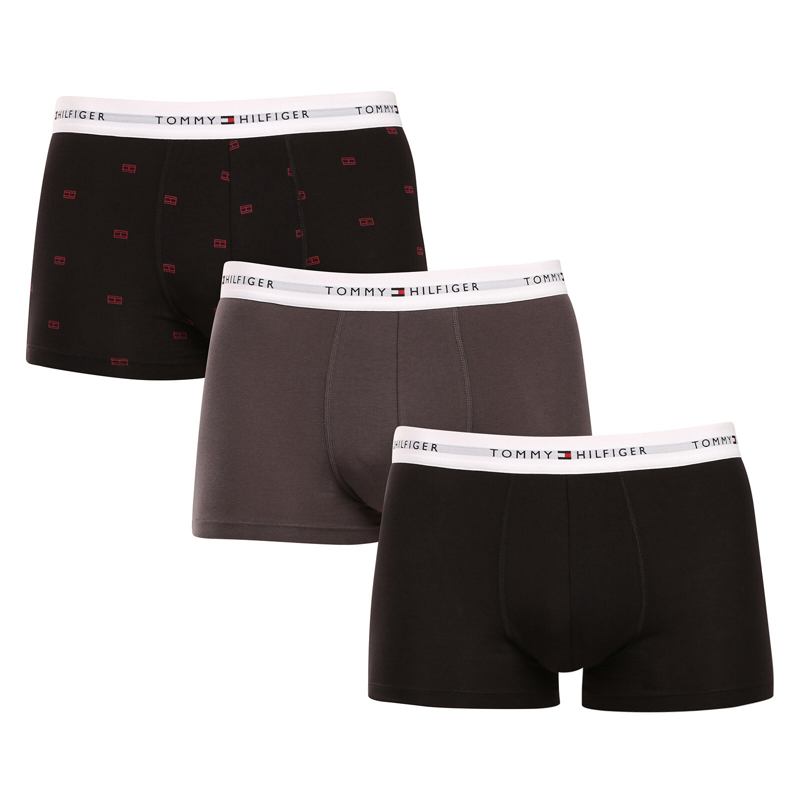 3PACK pánské boxerky Tommy Hilfiger vícebarevné (UM0UM02768 0UB) XL, trenky / trenýrky