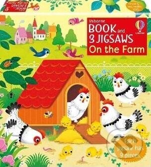 Usborne Book and 3 Jigsaws: On the Farm - Sam Taplin