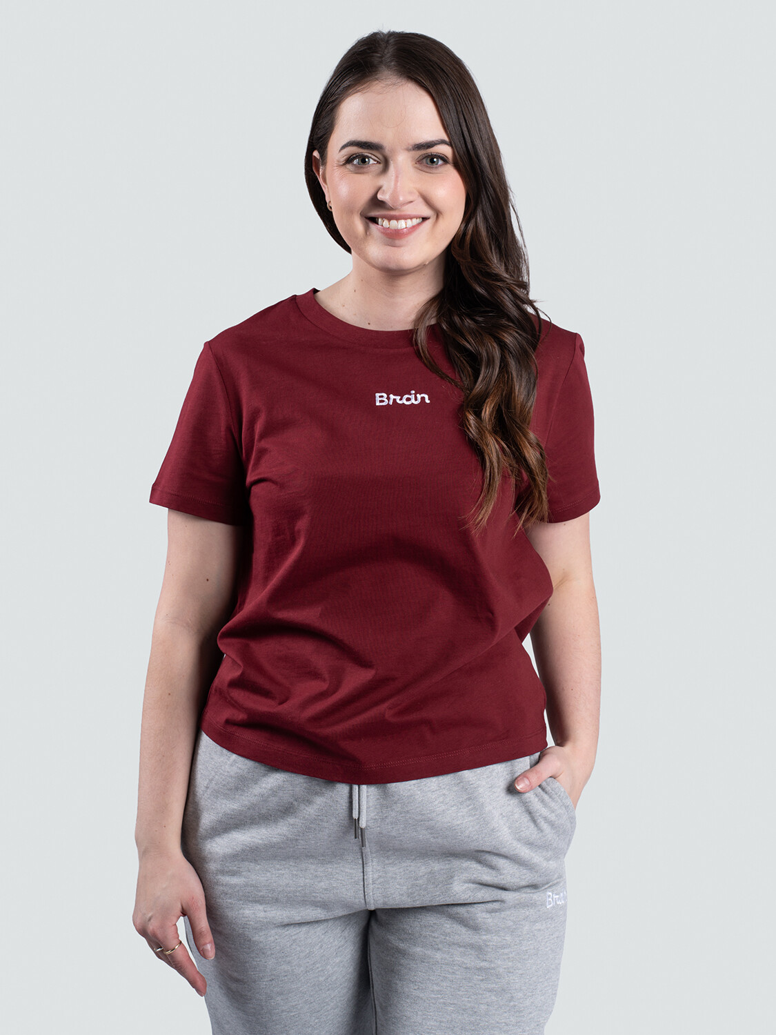 Dámské tričko z BIO bavlny, vínové Velikost: XL