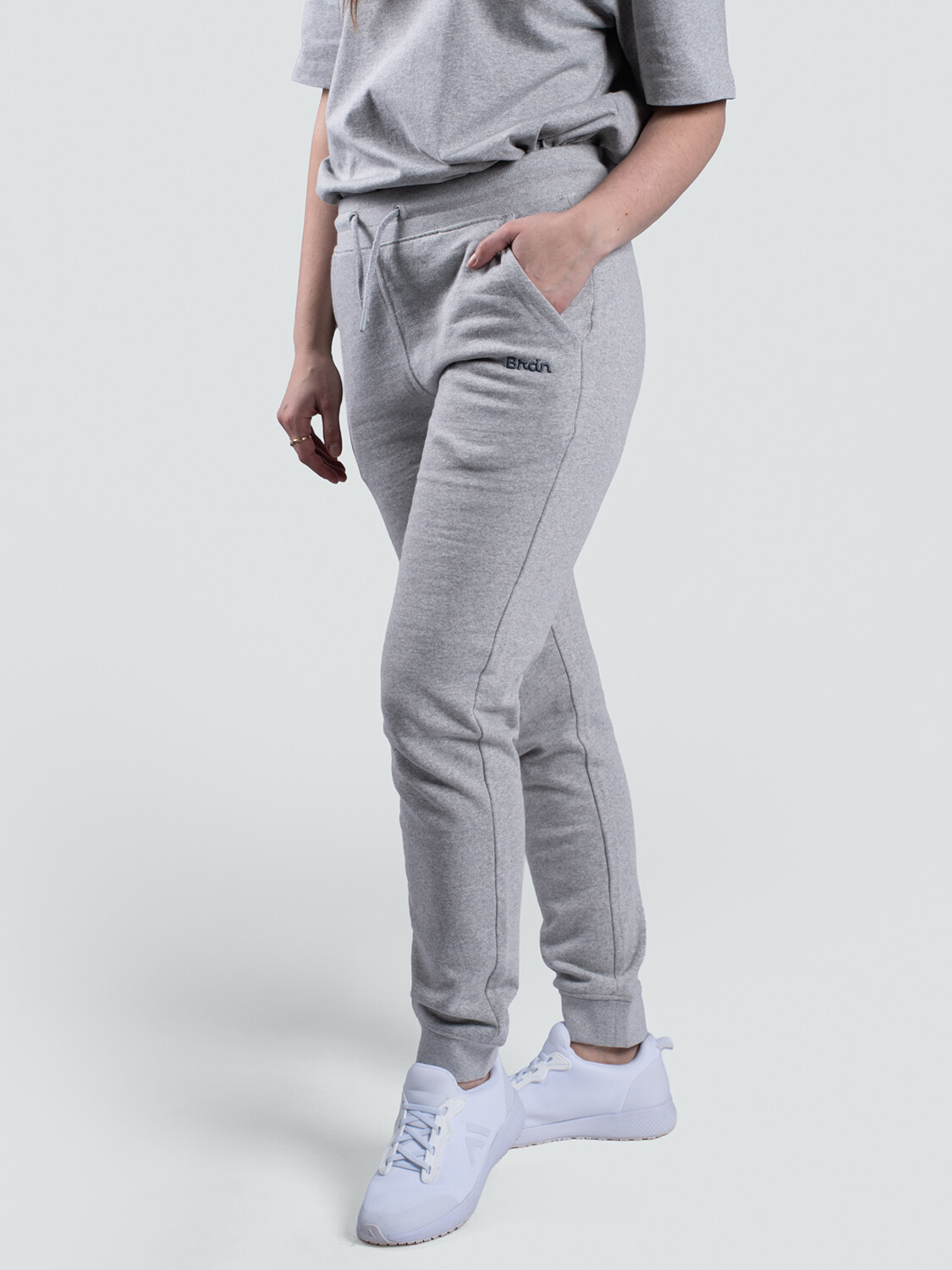 Unisex tepláky, šedý melír Velikost: XL