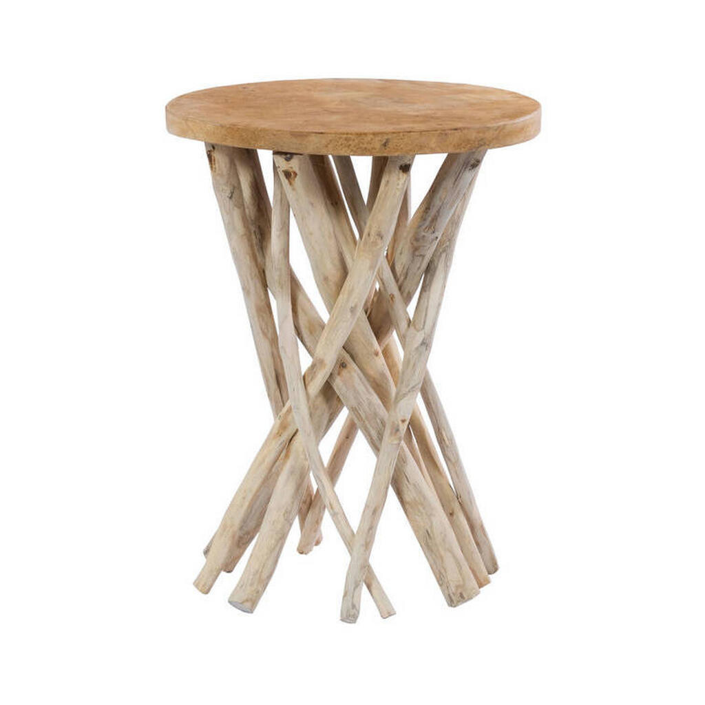 XXXL ODKLÁDACÍ STOLEK, teakové dřevo, přírodní barvy