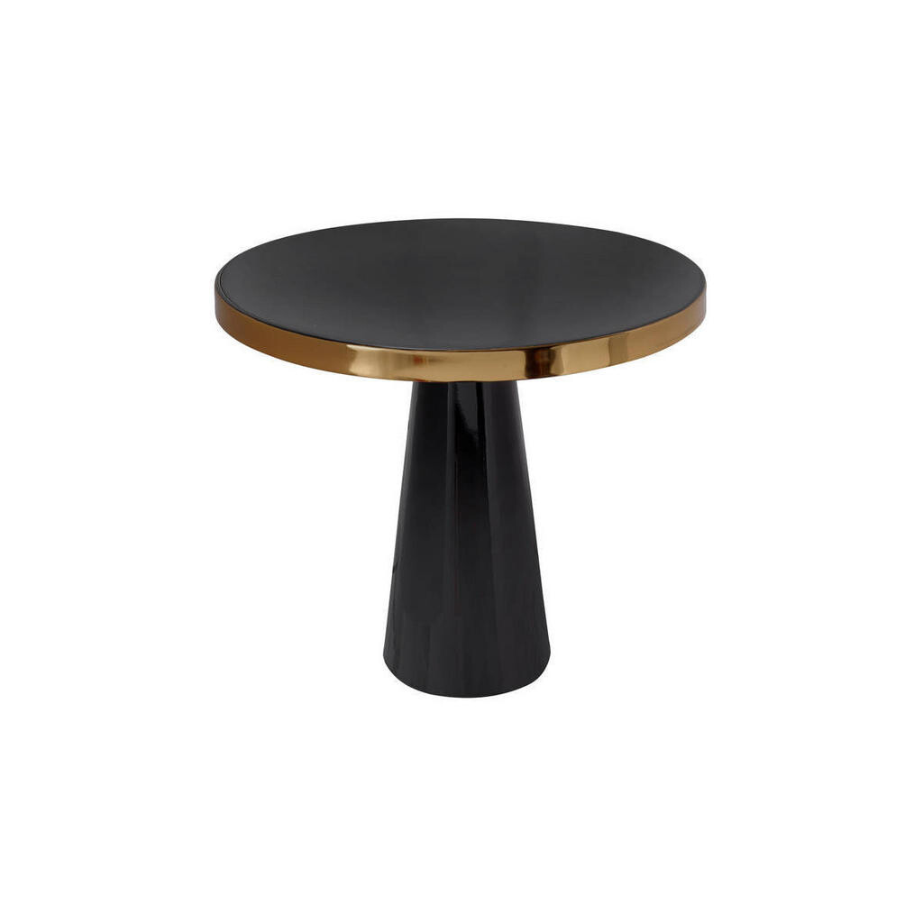 XXXL ODKLÁDACÍ STOLEK, černá, barvy zlata