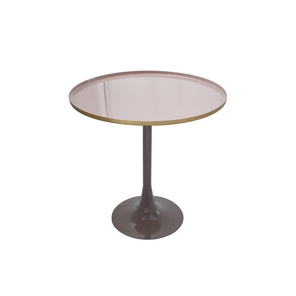 XXXL ODKLÁDACÍ STOLEK, šedá, starorůžová