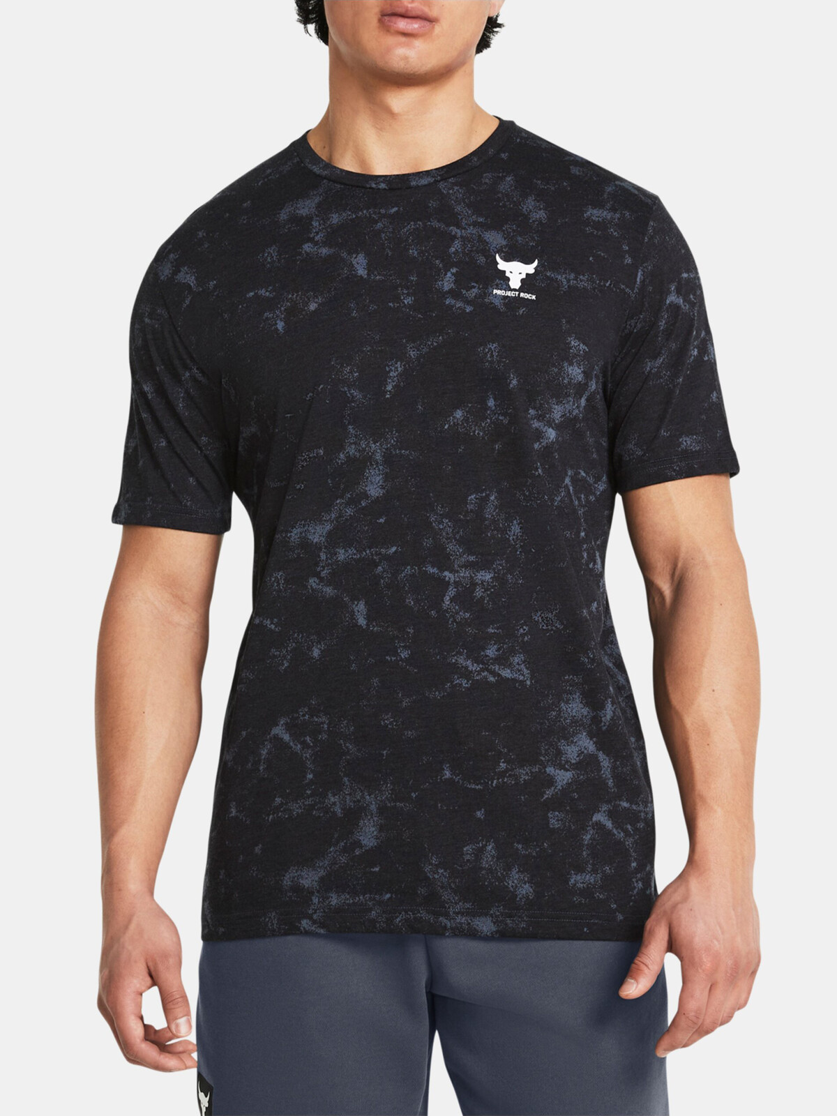 Černé pánské sportovní tričko Under Armour UA Project Rock Payoff Printed Graphic