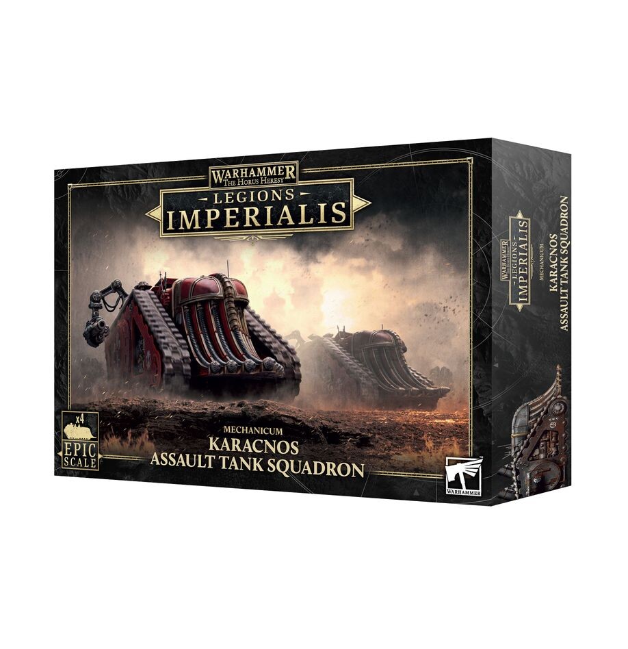 Games Workshop Warhammer: The Horus Heresy – Legions Imperialis: Mechanicum Karacnos Assault Tank Squadron