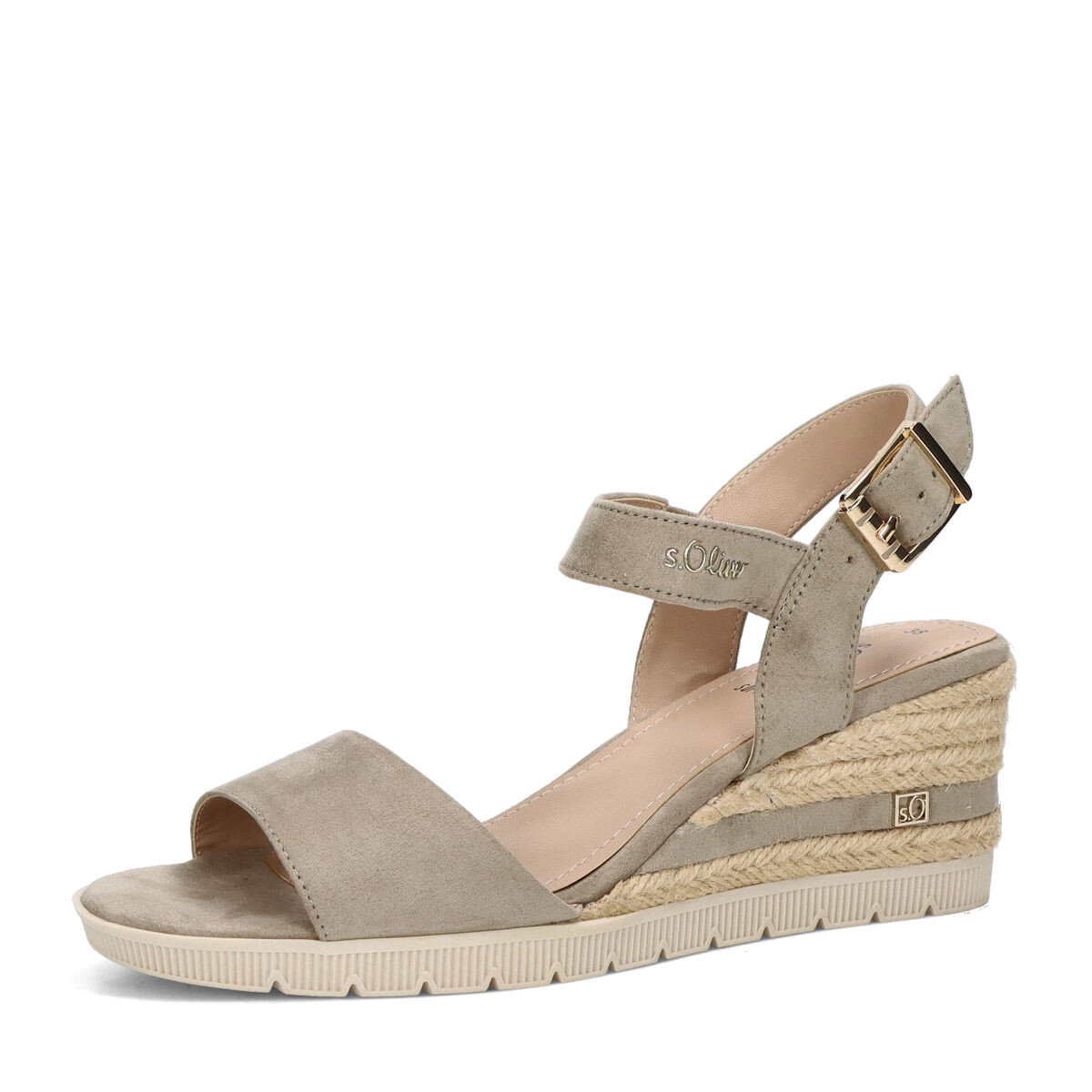 s.Oliver dámské komfortní sandály - béžové - 36