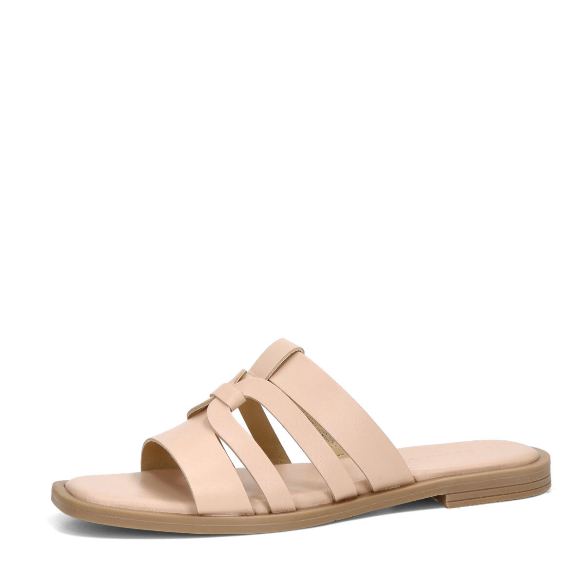 Tamaris dámské kožené pantofle - světle růžové - 36