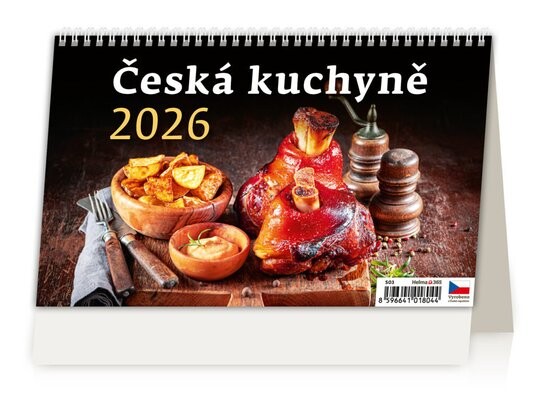 Česká kuchyně 2026 - stolní kalendář