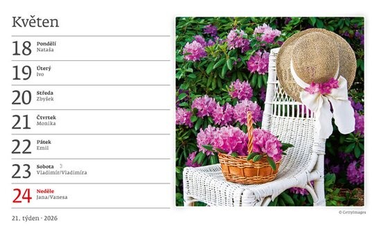 Kouzlo domova 2026 - stolní kalendář