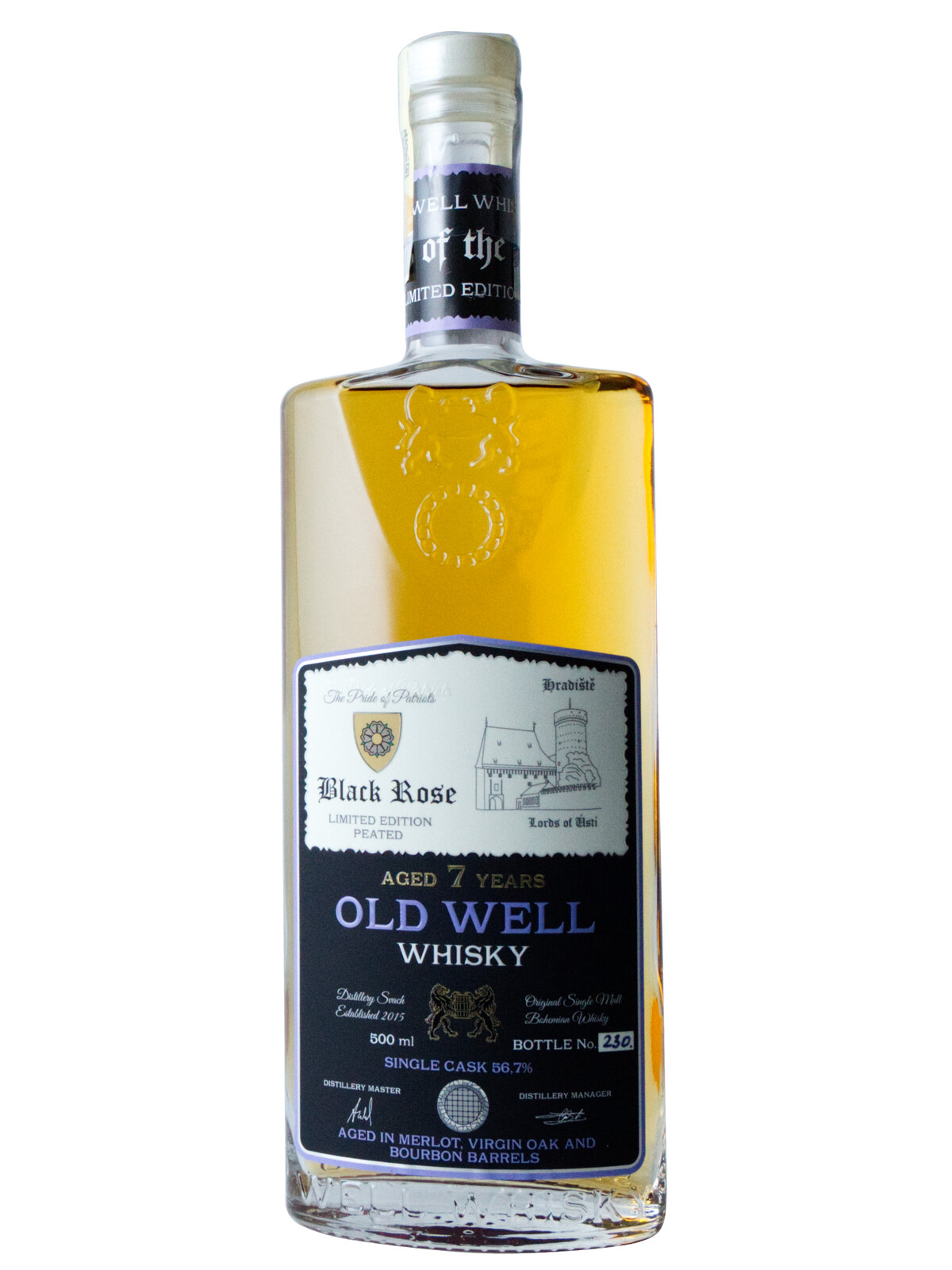 Svach's Old Well whisky Black Rose 56,7% 0,5l