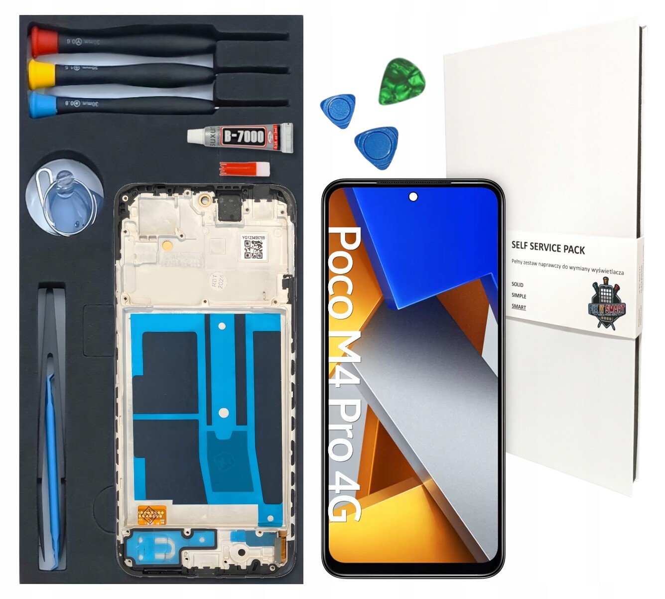 LCD displej Pro Xiaomi Poco M4 Pro 4G Incell Rámeček Výměnná Sada