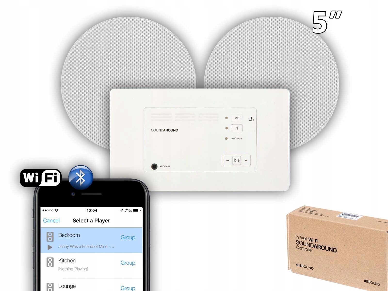 Kbsound Soundaround Audio Systém S Wifi Bluetooth